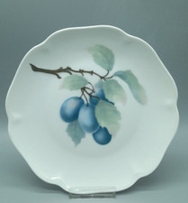 Rosenthal Madeleine Pate-sur-Pate Obstteller 21,5 cm Jugendstil Pflaume