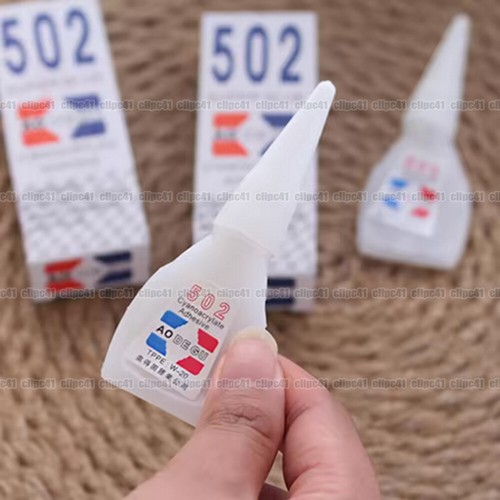 Lots 502 Super Glue Cyanoacrylate Instant Adhesive Strong Adhesion Fast Repair - Picture 3 of 12