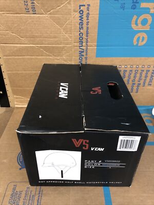 VCan Sports V5 Half Motocycle Helmet Size S