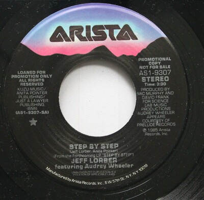 Rock Promo Nm! 45 Jeff Lorber - Step By Step / Step By Step On Arista