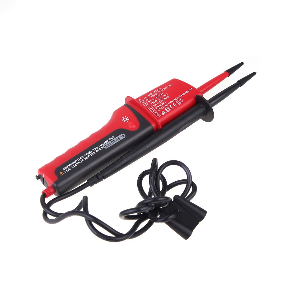 Probador de voltaje UNI-T UT15C Pantalla LED LCD Prueba de continuidad de voltaje AC/DC 12-690V Foto 3 de 4