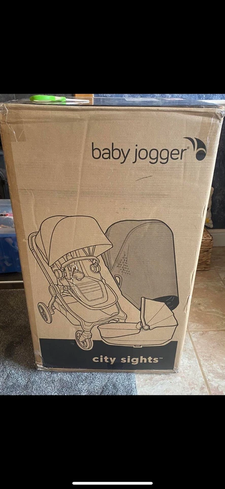 New Baby Jogger City Sights In Rich Black pushchair & carrycot set RRP £899 - Image 3 of 4