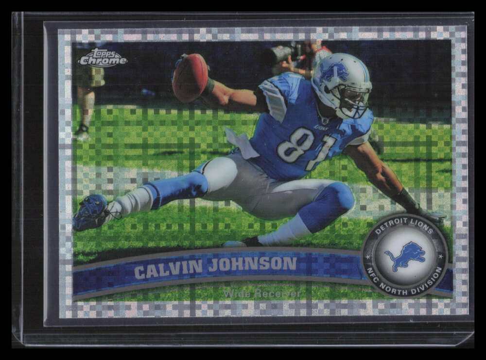 2011 Topps Chrome X-Fractor 8 Calvin Johnson