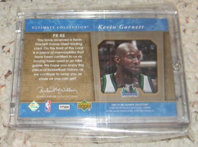 2006-07 Ultimate Collection - Premium Kevin Garnett #PR-KG 2006-07 Ultimate Collection - Premium Kevin Garnett #PR-KG