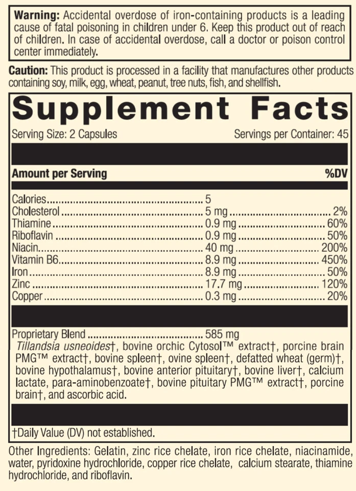Standard Process - Neuroplex - 90 cápsulas - Imagem 4 de 4
