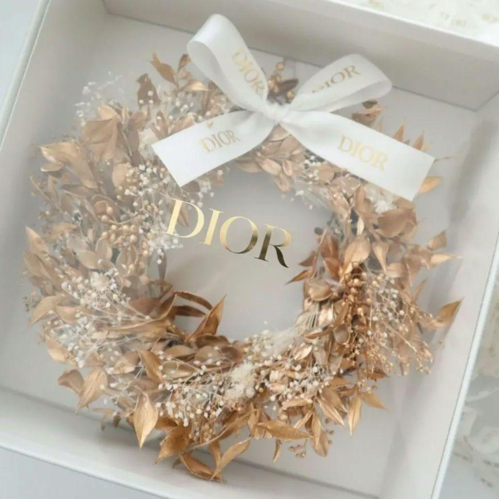 NEW BOX Dior JAPAN 2024 Novelty Artificial Flower Wreath Palace
