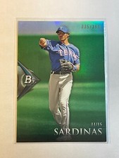 Luis Sardinas 2014 Bowman Platinum Green Refractor /399 Prospect Rookie BPCP91