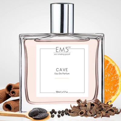EM5 Cave | Eau de Parfum | Strong and Long Lasting | Woody Spicy Vanilla | 50ml