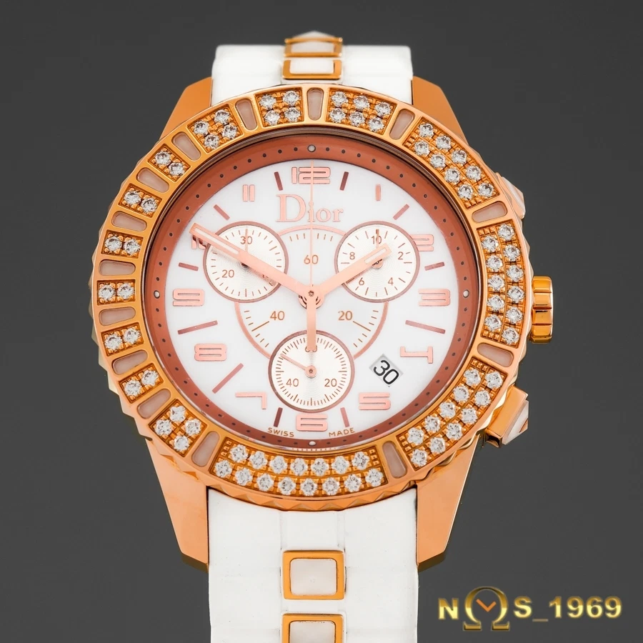 CHRISTIAN DIOR CHRISTAL CD114370 BOÎTE EN OR 18 CARATS