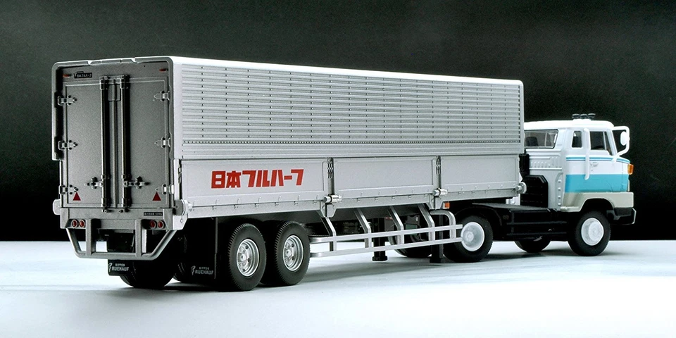 Tomica Limited Vintage Neo 1/64 LV-N167a Hino HE366 Wing Roof Trailer - Image 2 of 4