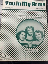 K 3-pack 1950  s Pop Sheet Music
