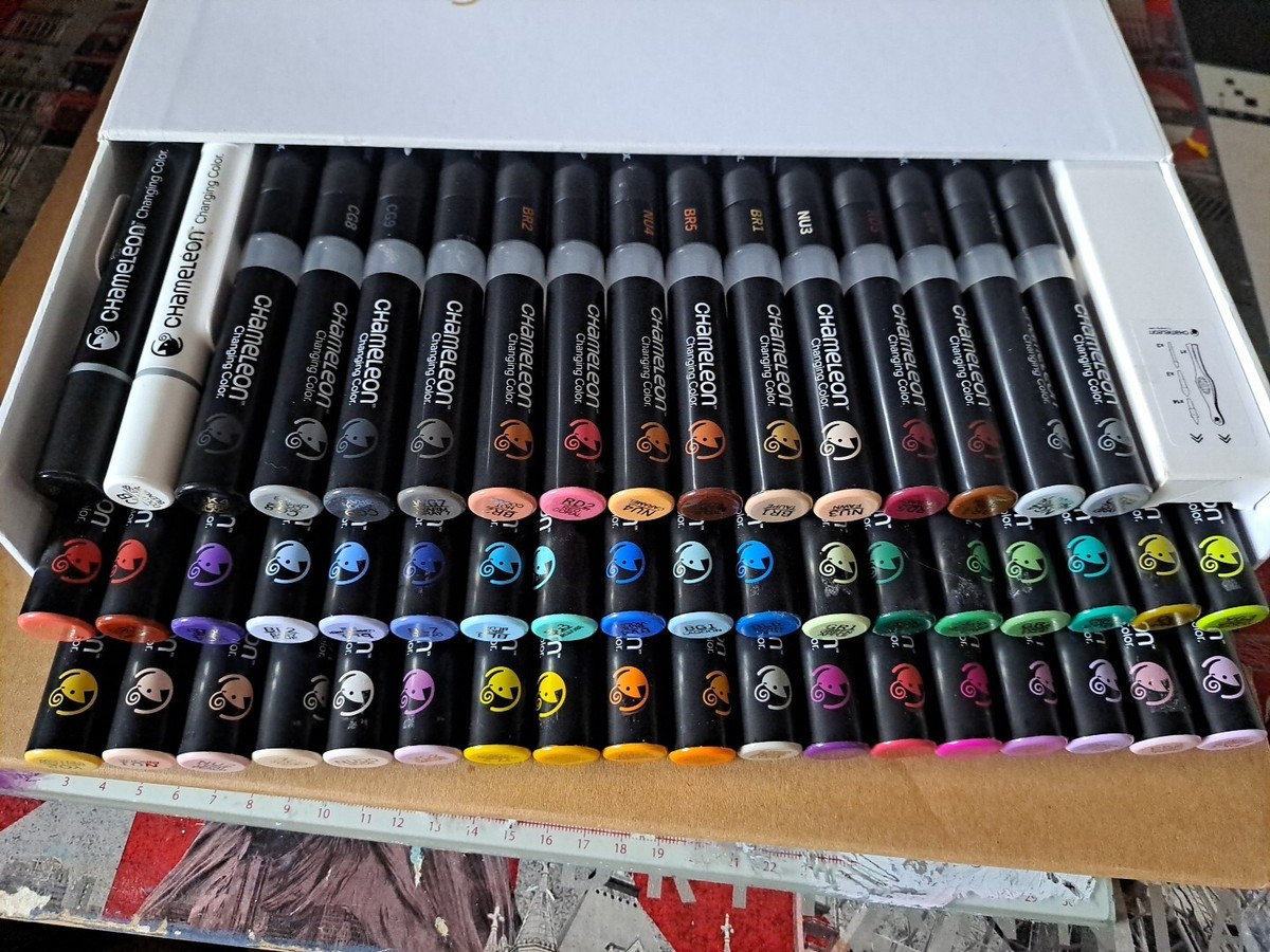 Chameleon Colour Tones Pen Set Alcohol Blending Gradient 52 Pen