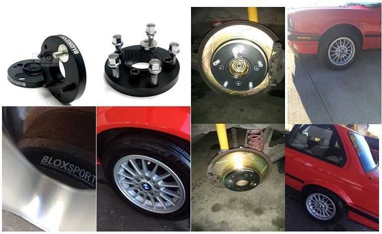 4x 20mm Hubcentric 4x100(Car) to 5x114.3(Rim) Wheel Adapters for BMW 318i 320i - Image 4 of 4