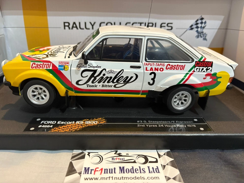 1:18 Sunstar H4664 G. Staepelaere Ford Escort RS1800 #3 2° Ypres 24H Rally 1978 - Immagine 3 di 4