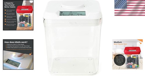 5.5” Medium Time-Lock Container - Achieve Goals with Secure Storage Solution - Picture 2 of 9