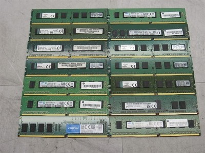 14 LOT - 4GB PC4-17000 DDR4-2133P Desktop PC Computer RAM Memory - Mixed Brands!