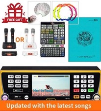 TJ Media B2 Plus Karaoke Machine 1TB TMW-100W Wireless Mic  Remote  Song Book