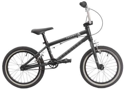 KHE ARSENIC LL BMX 16" sand black 17.4lbs kids alloy frame park street - Picture 2 of 13