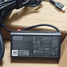 Genuine 65W USB C  Adapter Charger For Lenovo ADLX65YSCC3A Slim  Round Tip OEM