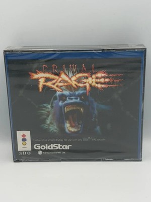 Primal Rage 3DO GoldStar Factory Sealed New Old Stock PAL