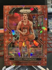 2021 Panini Prizm Marko Simonovic #166 NBA 75th Diamond RC / 75