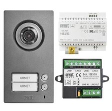 Urmet Kit Base videocitofono bifamiliare Mikra 2 Voice 1784/802