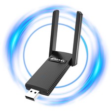 AC1300 USB WiFi Adapter for PC Desktop, Dual Band 867Mbps 5Ghz/300Mbps 2.4Ghz...