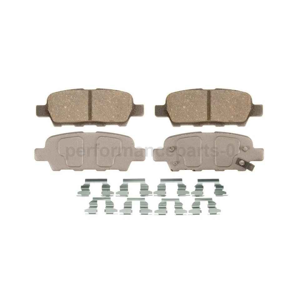 Conjunto de pastilhas de freio a disco traseiro rotor de freio a disco para Nissan Sentra 2007-2012 - Imagem 3 de 4