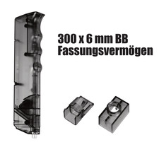 Wosport Airsoft Universal Speedloader inkl. Pistolen Adapter für 300 x 6mm BB's