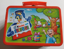 ALTE BOX KOFFER METALL KINDER &Uuml;BERRASCHUNG DER OSTERHASE