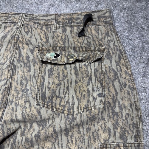 Mossy Oak Camo Cargo Pants Mens L/G 38x32 Straight Legs Hunting Bottom Land - Picture 13 of 16