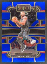 Cam Whitmore 2023-24 Panini Select Blue Prizms RC Concourse #69 Rockets
