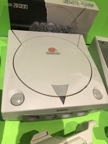 SEGA Dreamcast Bundle Console Controller Gun Fishing Stick VMU ODE MODE AKURA