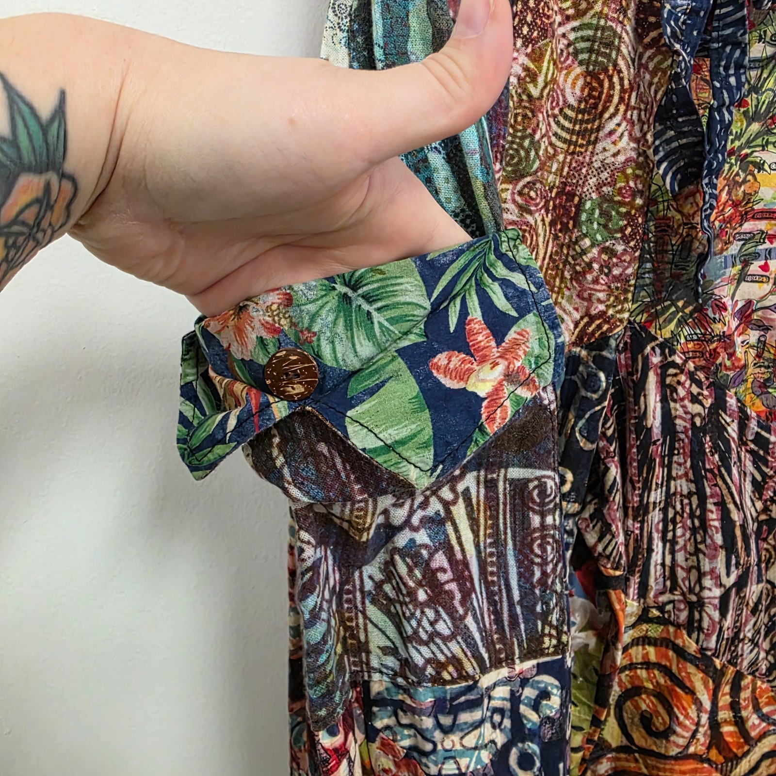 Handmade Patchwork Boho Harem Jogger Pants Size X… - image 3