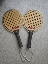 VINTAGE Marcraft Paddle Ball Racquet Pair DOUG RUSSELL OS-A USA MADE