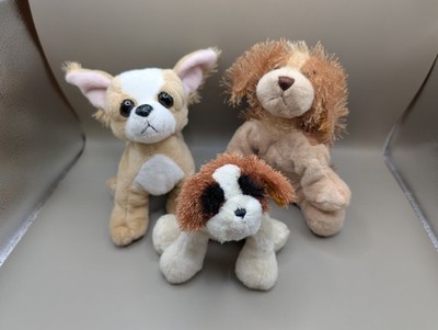 Webkinz Cocker Spaniel, Chihuahua & Lil' Kinz St Bernard Lot 3 No Codes 