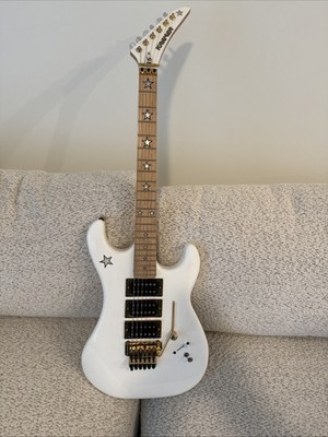 White Kramer  Jersey Star JS electric guitar With Gator case