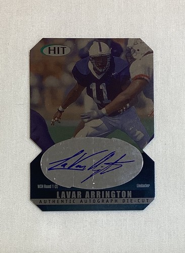 Lavar Arrington #11 2000 SAGE HIT Autographs card