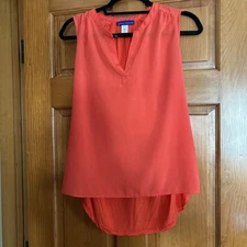 Simply Styled By Sears Size S Sleeveless Orange pullover