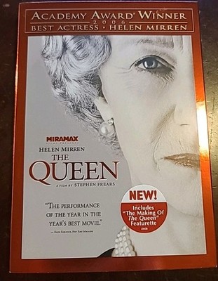The Queen DVD w/Slipcover Helen Mirren Queen Elizabeth