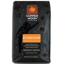 Copper Moon Medium Roast Whole Bean Coffee, Stargazer Blend 2 Lb Exp 10/28/26 10.74 per pound
