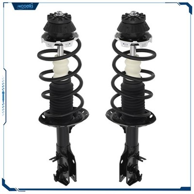 Set (2) Front For 2009-2013 Honda FIT Complete Struts & Coil Spring Assembly