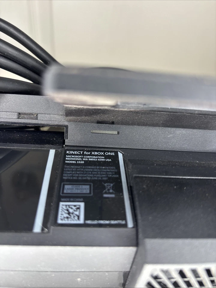 Microsoft Xbox One Kinect Wired Motion Sensor Black Model 1520 OEM TESTED Works - Image 3 of 4