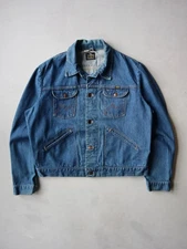 Vintage 60s 70s Maverick Blue Bell Denim Jacket Trucker Jacket Size XL