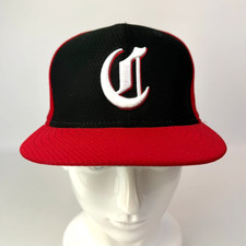 Cincinnati Reds New Era Hat Cap Fitted 7 1/8 Old English Authentic Collection