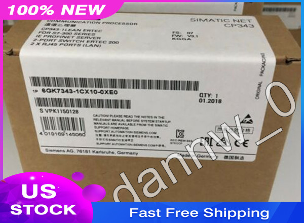 New In Box Siemens 6GK7343-1CX10-0XE0 6GK7 343-1CX10-0XE0 communication processo