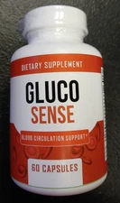 GLUCOSENSE CAPSULES GLUCO SENSE BLOOD CIRCULATION SUPPORT 60 CAPSULES FREE SHIP