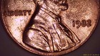 1982 Lincoln Memorial Cent / Penny  / Small Date - Die Crack - Reverse /  AU — photo 4