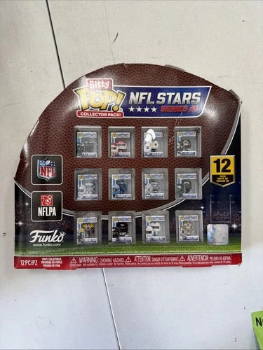 Funko Bitty Pop! NFL Stars Series #1 Collector Set of 12 Figures (opened)
