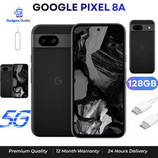Google Pixel 8A 128GB 5G Unlocked Phone Black Brand New condition Original Box